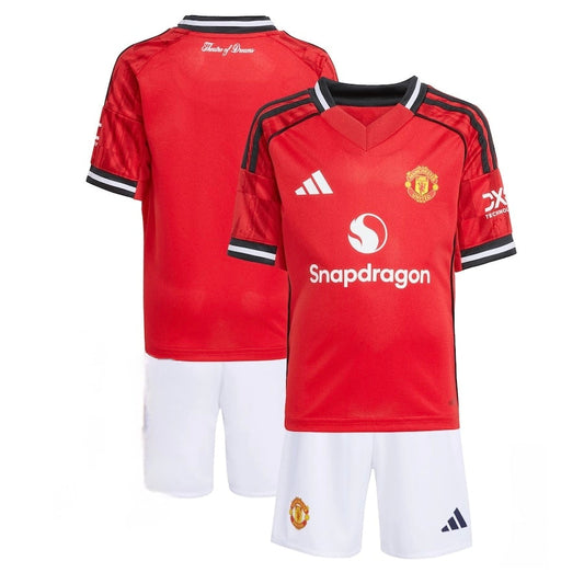 Conjunto Infantil Manchester United local 2025/26