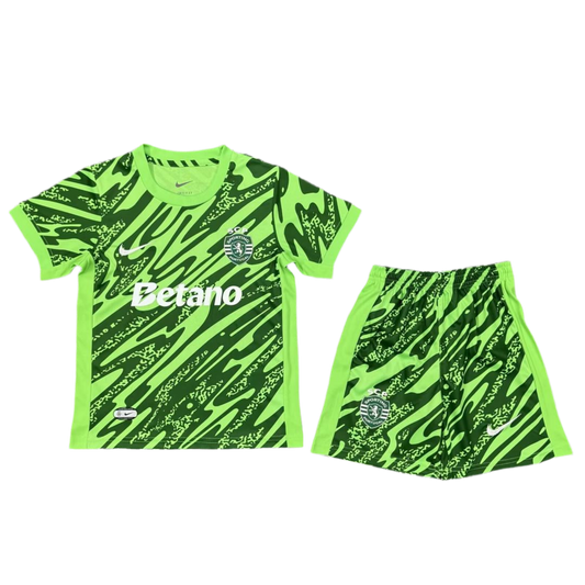 Conjunto infantil portero verde 2025/26