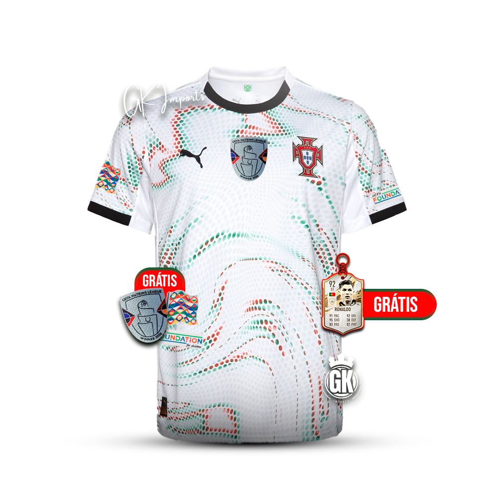 Camiseta Selección de Portugal blanca alternativa 2025