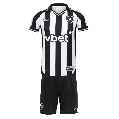 Conjunto Infantil Botafogo principal blanca/negra 2026