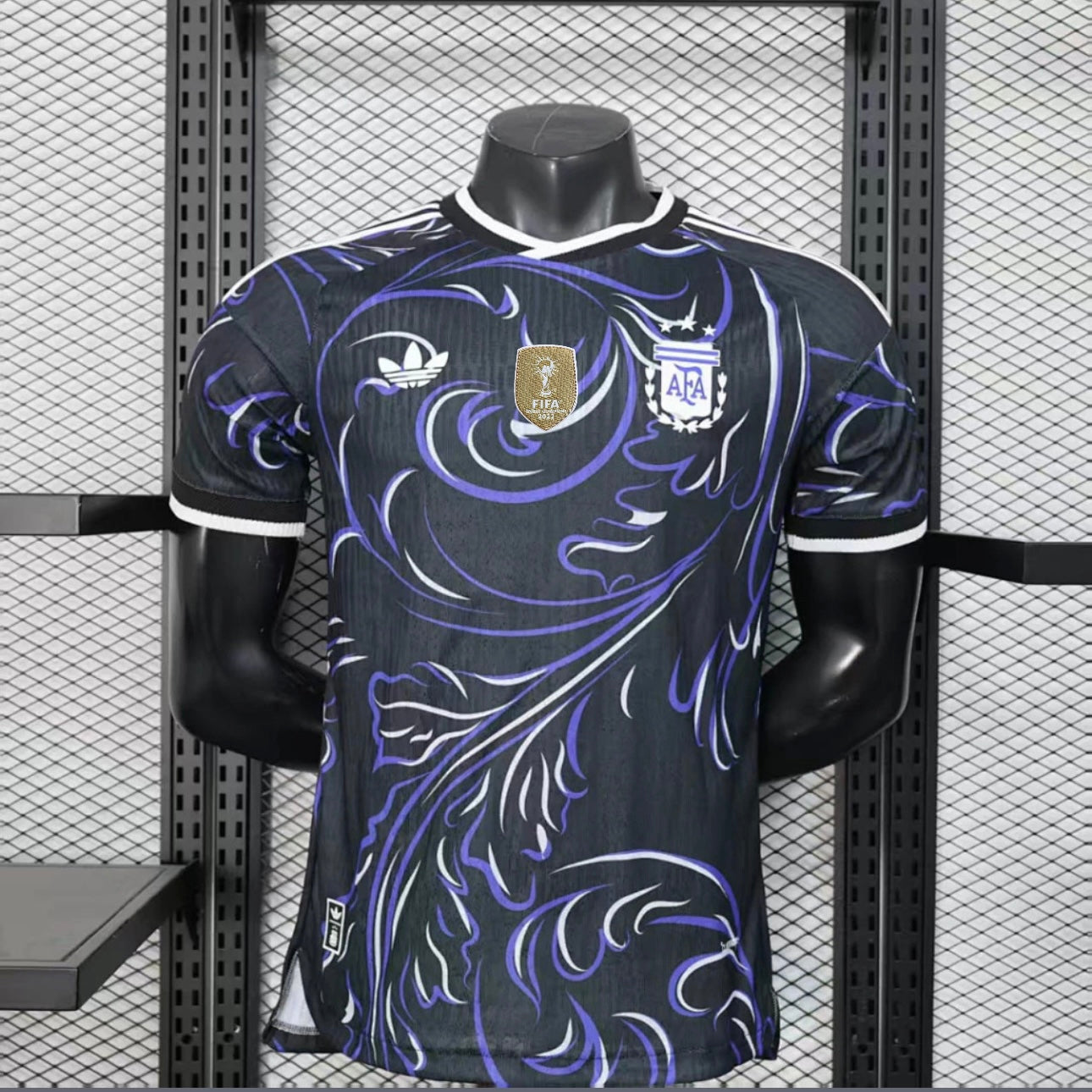 Camiseta Selección Argentina alternativa negra/azul COPA DEL MUNDO 2026 - PLAYER - AUTHENTIC