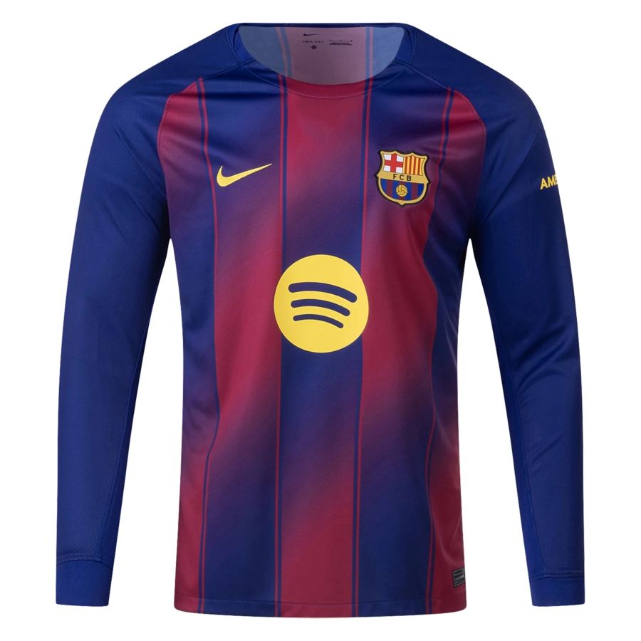 Camiseta Barcelona local azul y rojo 2025/26 - MANGA LARGA