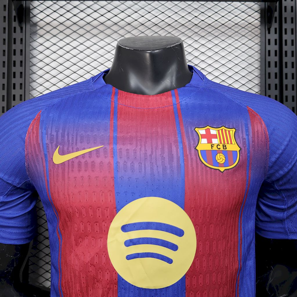 Camiseta Barcelona local azul y roja  - Jugador 2025/26