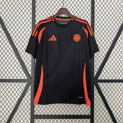 Camiseta Colombia negra away 2024/25
