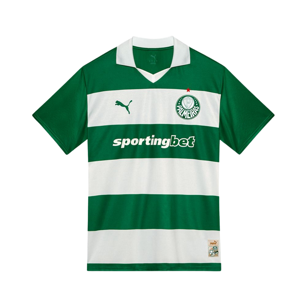 Camiseta Palmeiras verde/blanca 2026