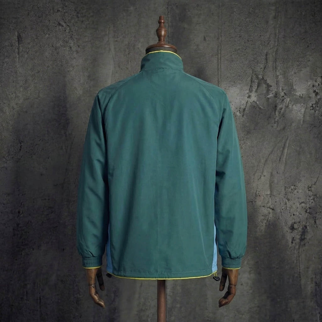 Chaqueta azul/verde león 2026/27 cierre completo - cortavientos