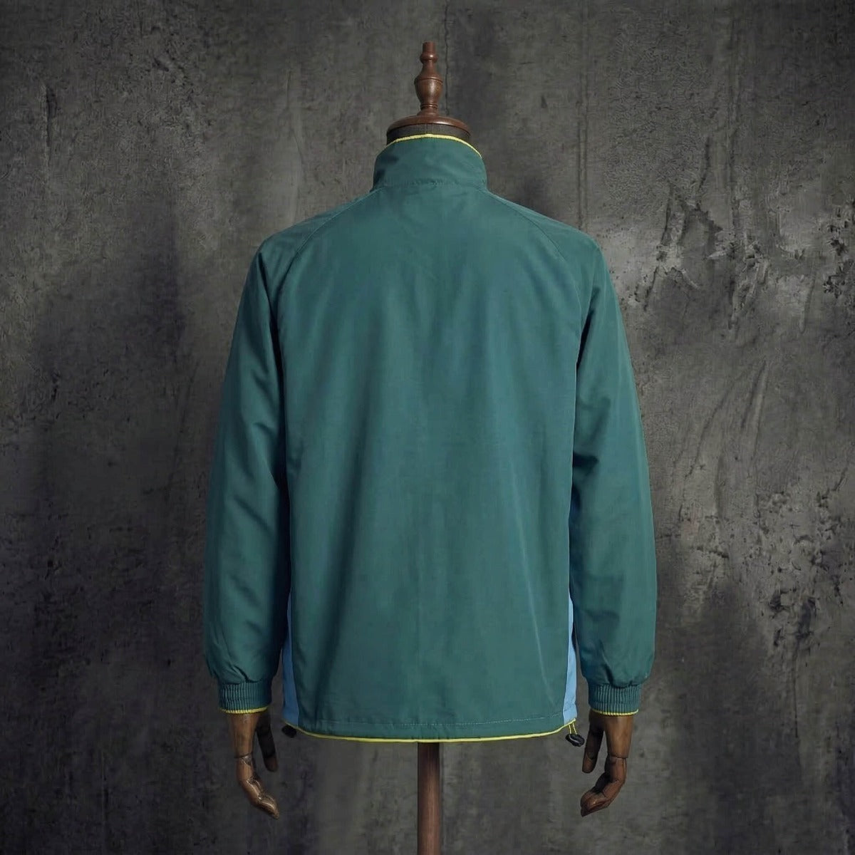 Chaqueta azul/verde leão 2026/27 cremallera completa - cortavientos