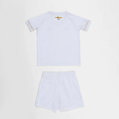 Conjunto Infantil Santos home blanco 2026