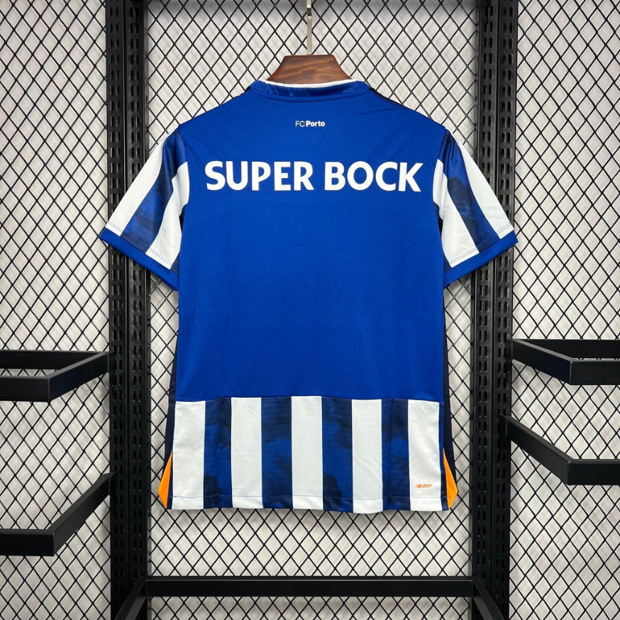 Camiseta primeiro equipación azul/blanco 2024/25