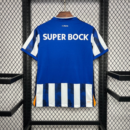 Camiseta primeiro equipación azul/blanco 2024/25