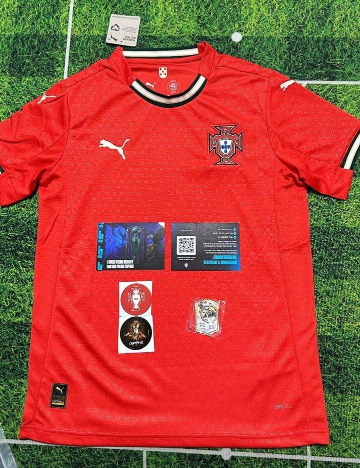 Camiseta Selección de Portugal roja principal 2025