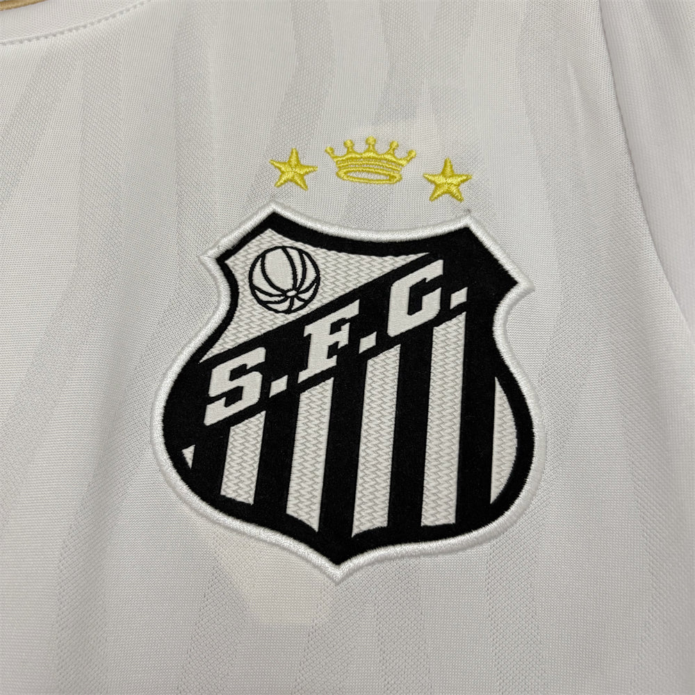 Camiseta Santos home 2026 blanca
