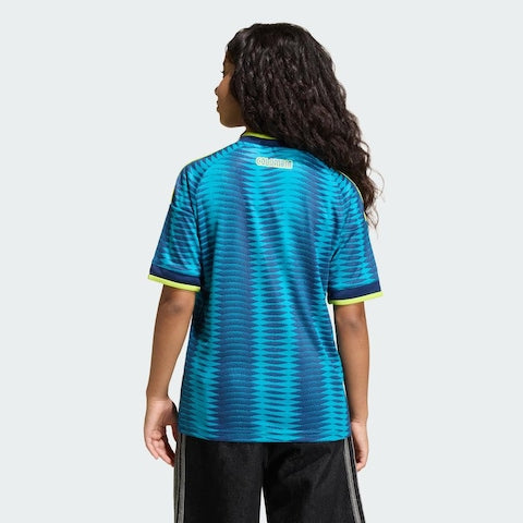 Conjunto infantil Selección Colombia alternativo azul COPA DEL MUNDO 2026