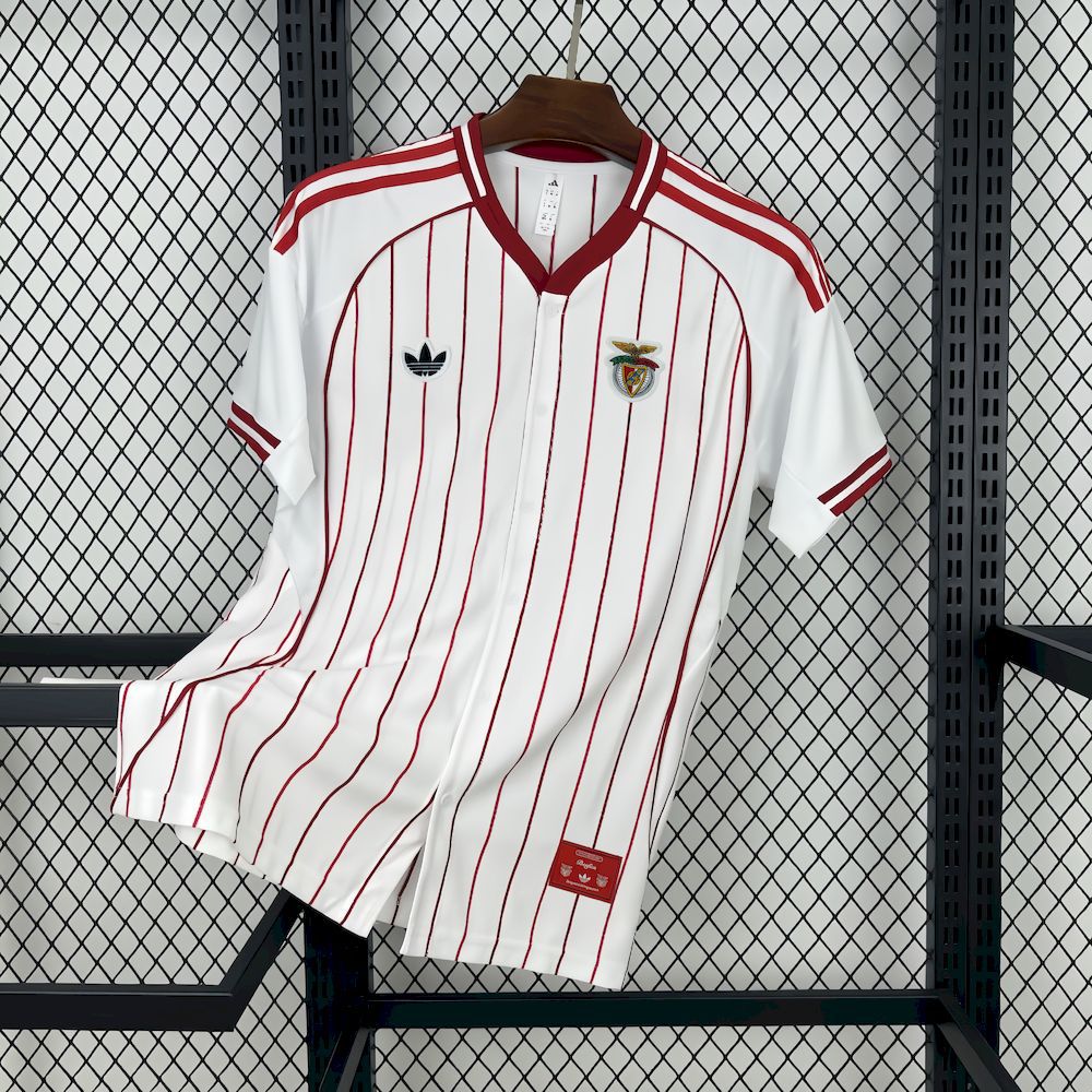 Camiseta COM BOTÃO S L B x Originals blanca 2025/26 - style baseball