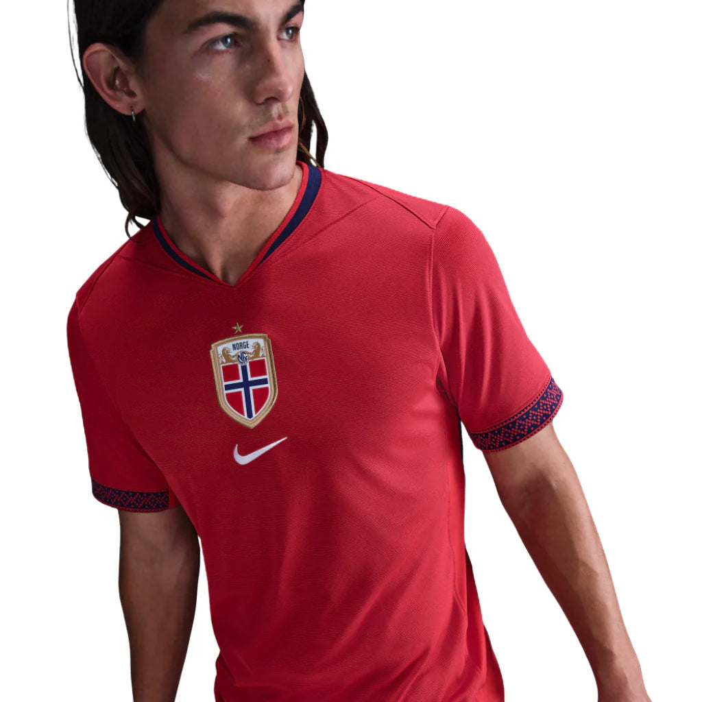 Camiseta Selección de Noruega principal roja - Copa del Mundo 2026