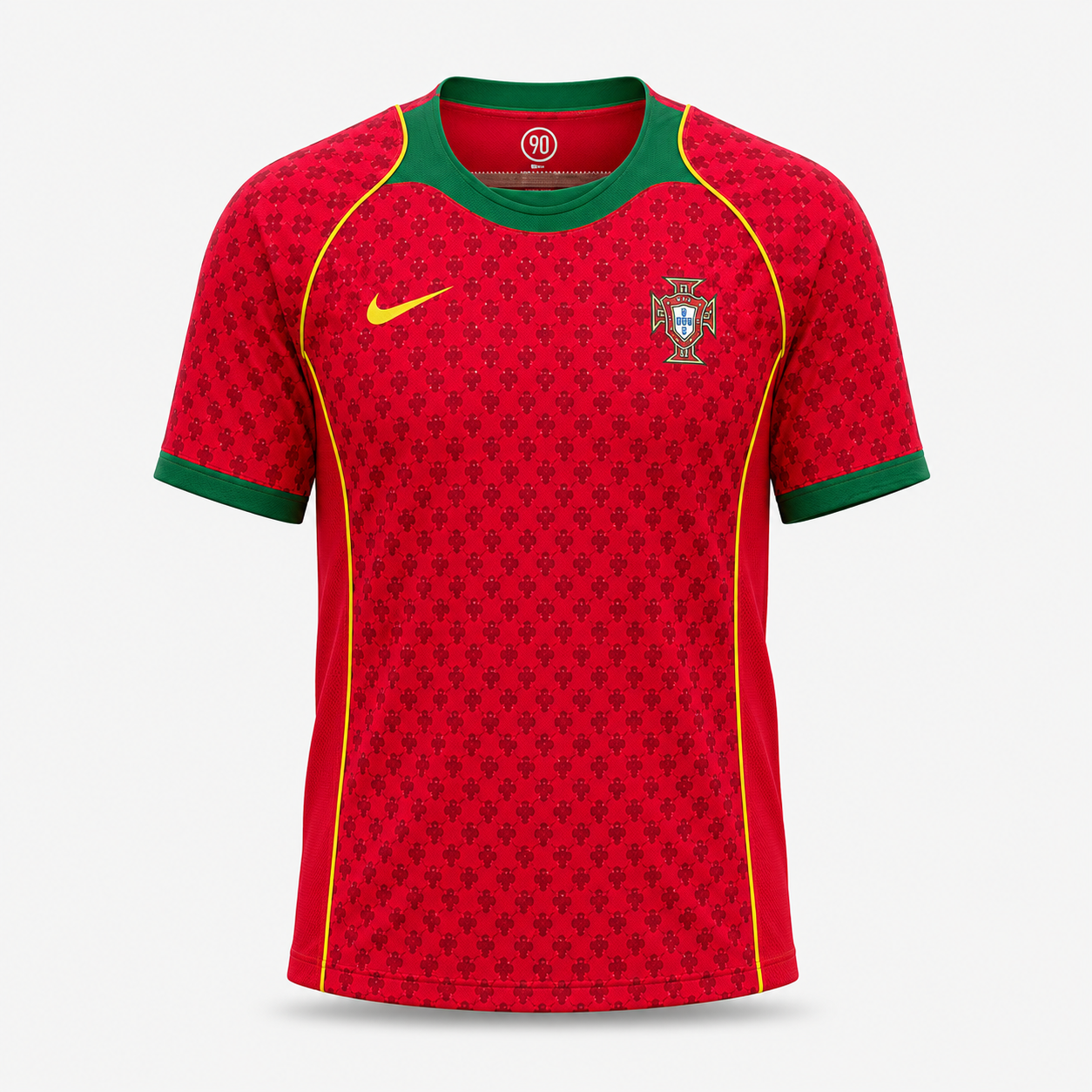 Camiseta Portugal retro roja 2004