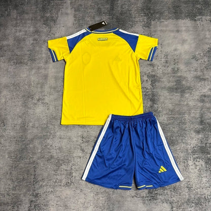 Conjunto infantil Selección Suecia principal amarilla COPA DEL MUNDO 2026