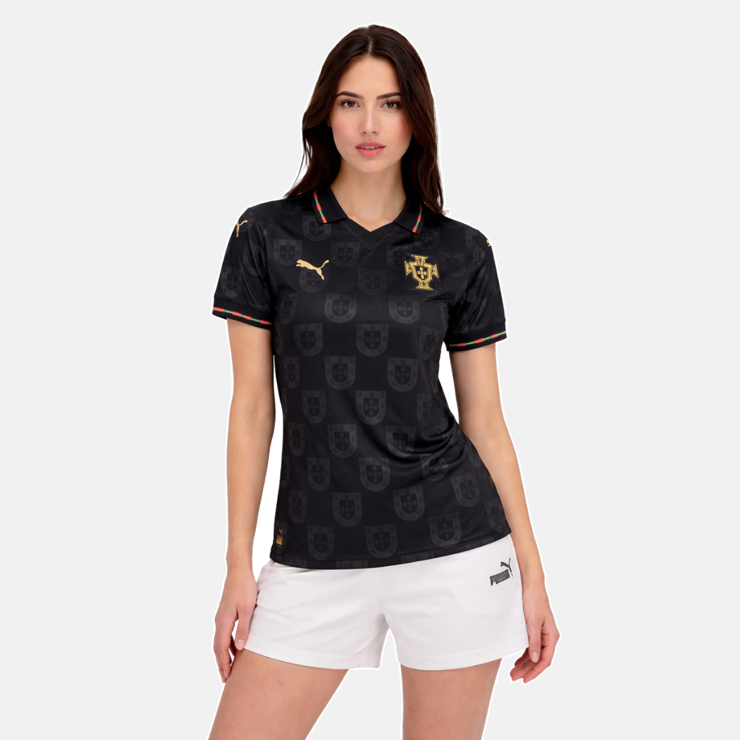 Camiseta Femenina Selección Portugal Edición Especial pantera negra EUSÉBIO 2026/27