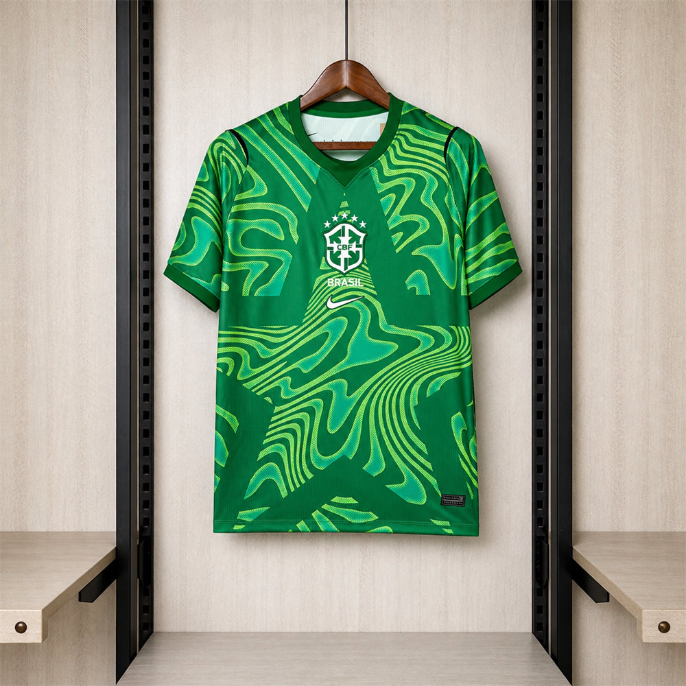 Camiseta Brasil Local portero Copa del Mundo 2026 - verde