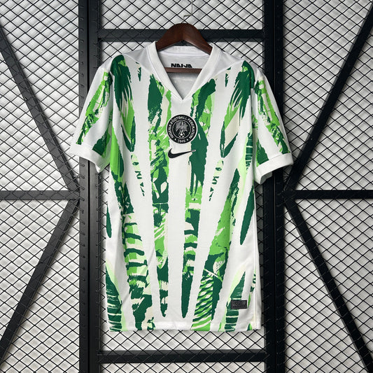 Camiseta Selección de Nigeria alternativa blanca/verde - Copa del Mundo 2026