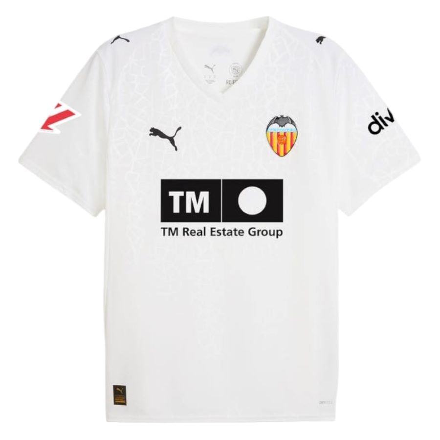 Camiseta Valencia principal blanca 2025/26