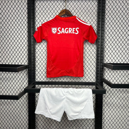 Conjunto infantil principal 2024/25 rojo