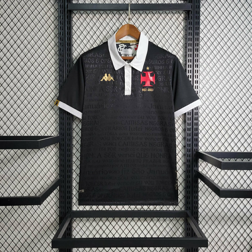 Camiseta Vasco da Gama negra third 2023/24