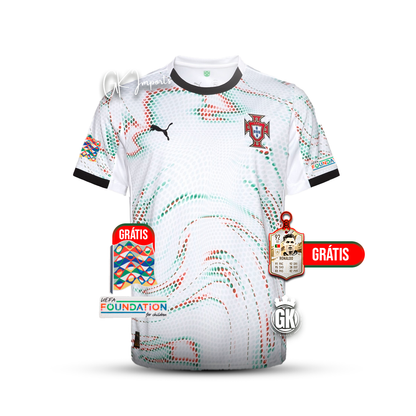Camiseta Selección Portugal blanca alternativa 2025