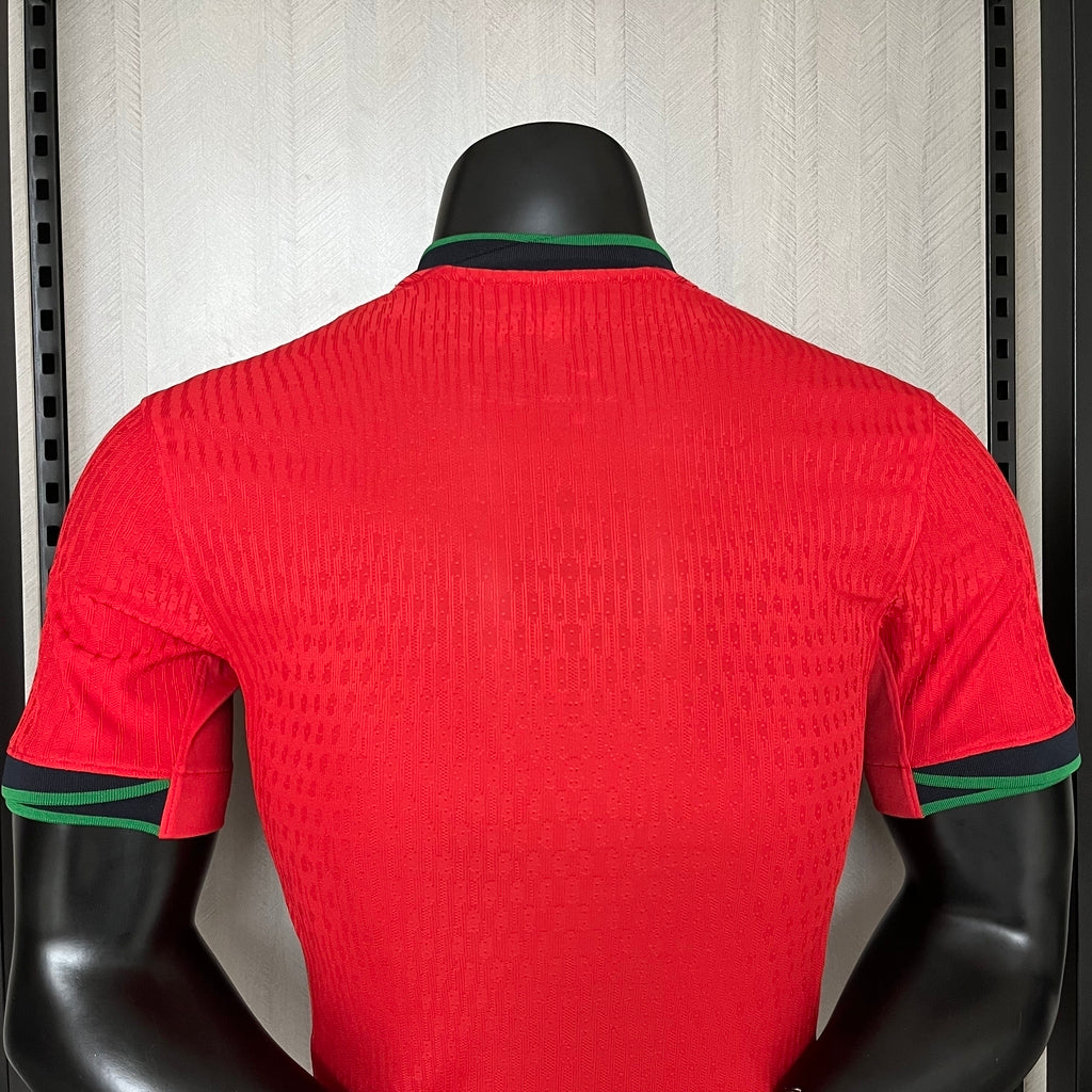 Camiseta Portugal Roja Local Euro 2024 Jugador