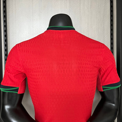 Camiseta Portugal Roja Home Euro 2024 Player