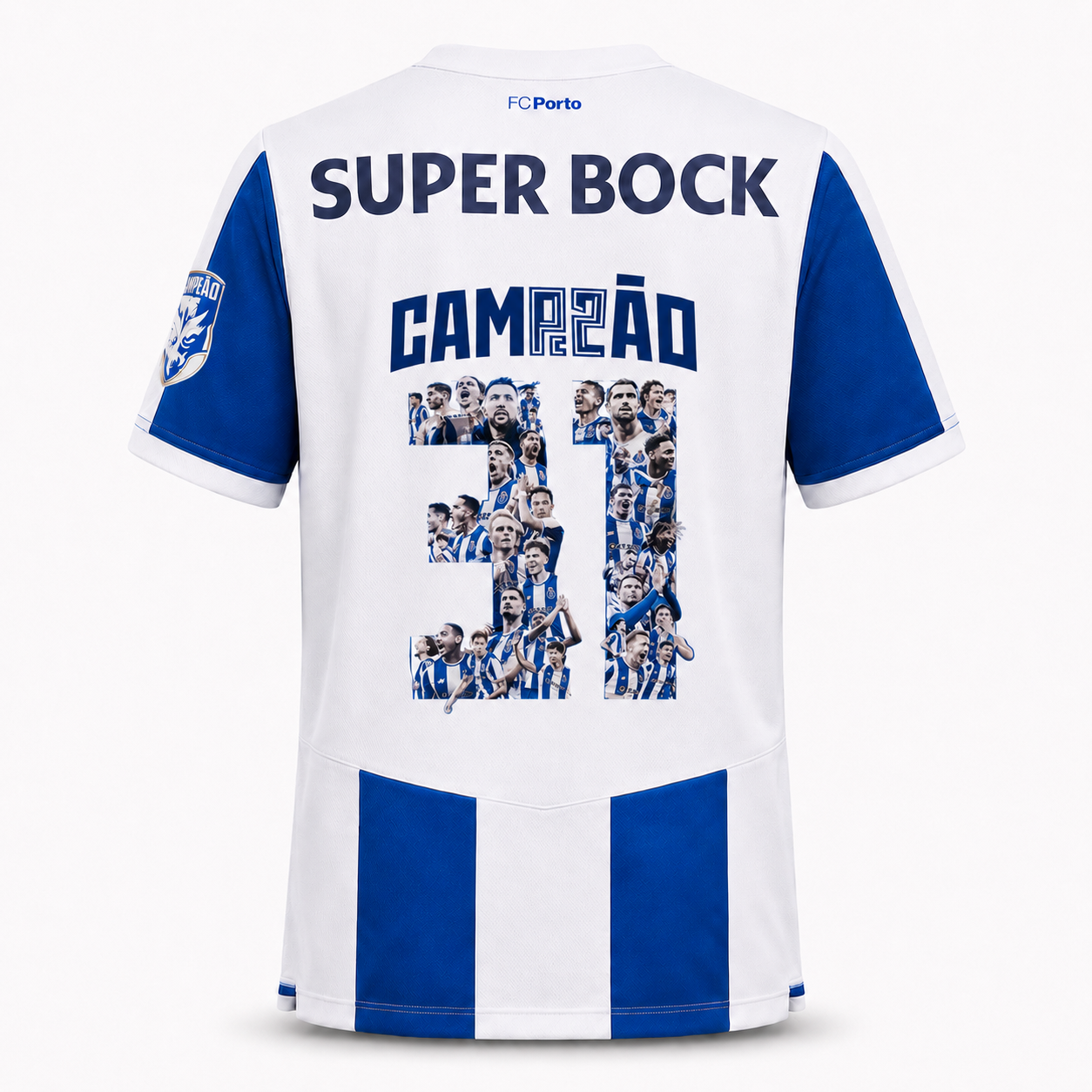 Camiseta CAMPEONES 31 dragón PRINCIPAL 2026/27 azul y blanca - LANZAMIENTO