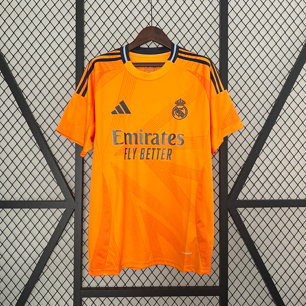 Camiseta Real Madrid naranja Away 2024/25