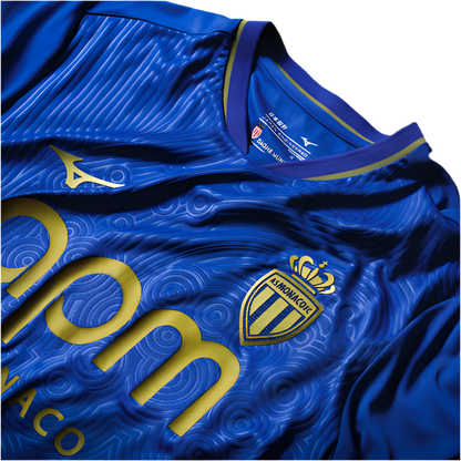 Camiseta AS Mónaco alternativa azul 2025/26