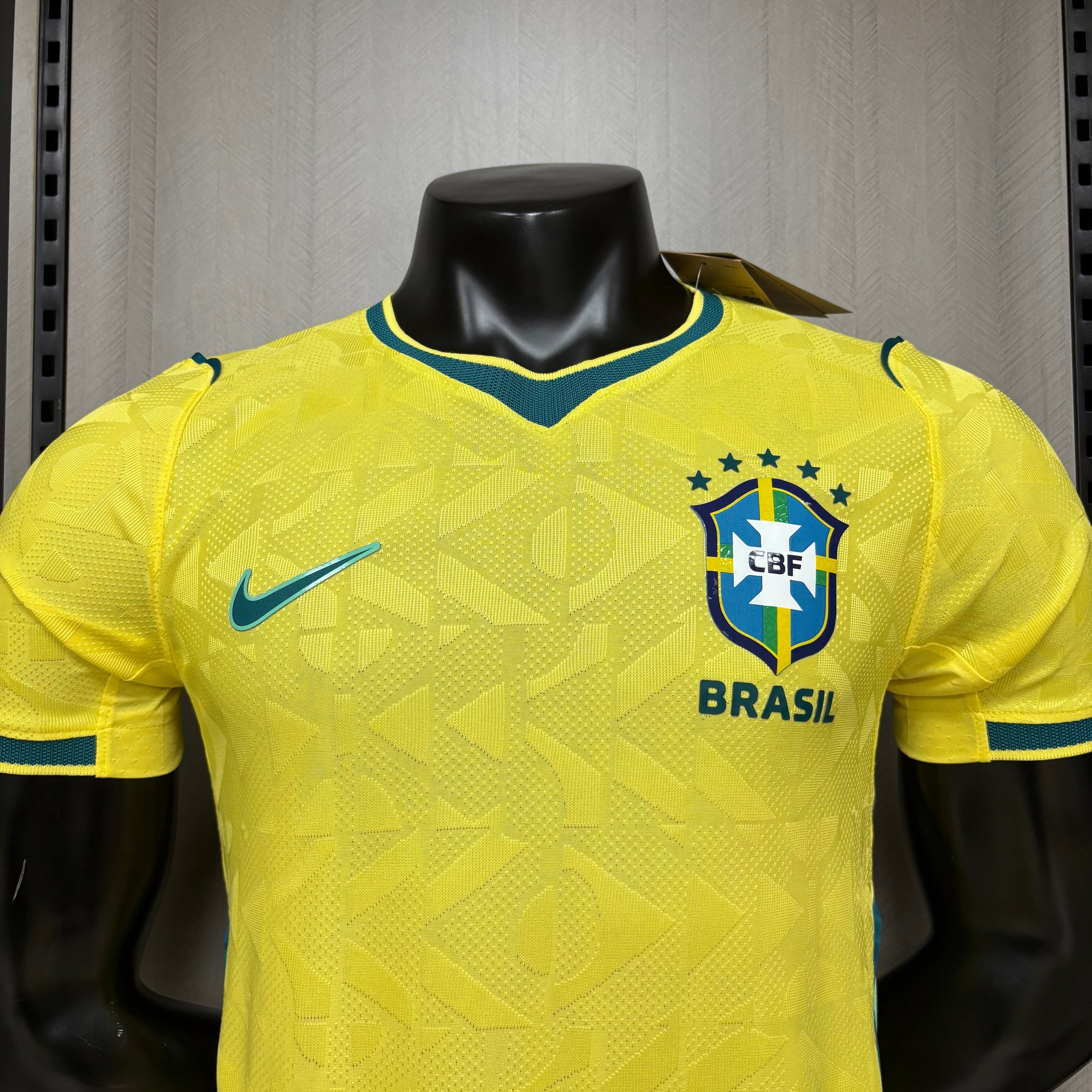 Camiseta Brasil principal copa del mundo 2026 amarilla - PLAYER