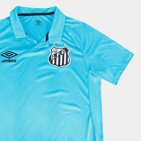 Camiseta Santos third azul 2025/26