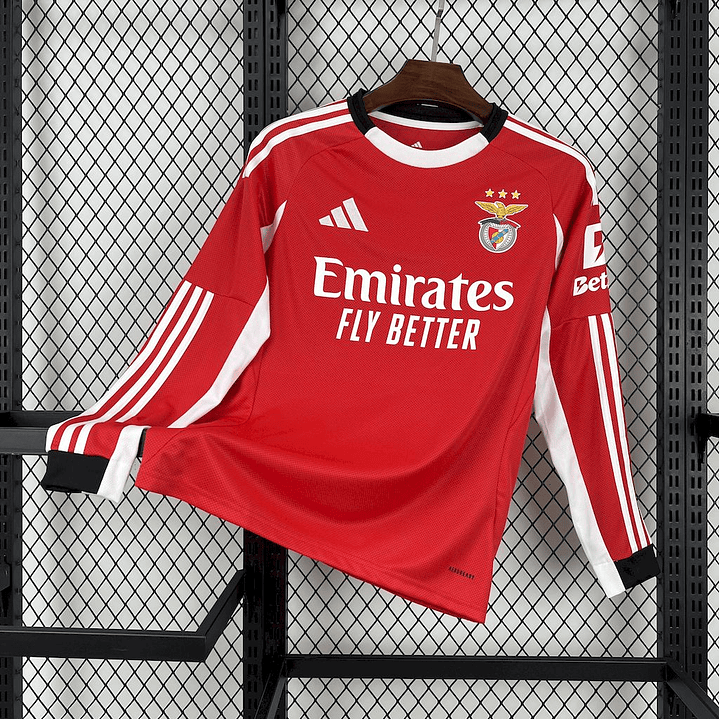 Camiseta principal MANGA COMPRIDA roja 2025/26