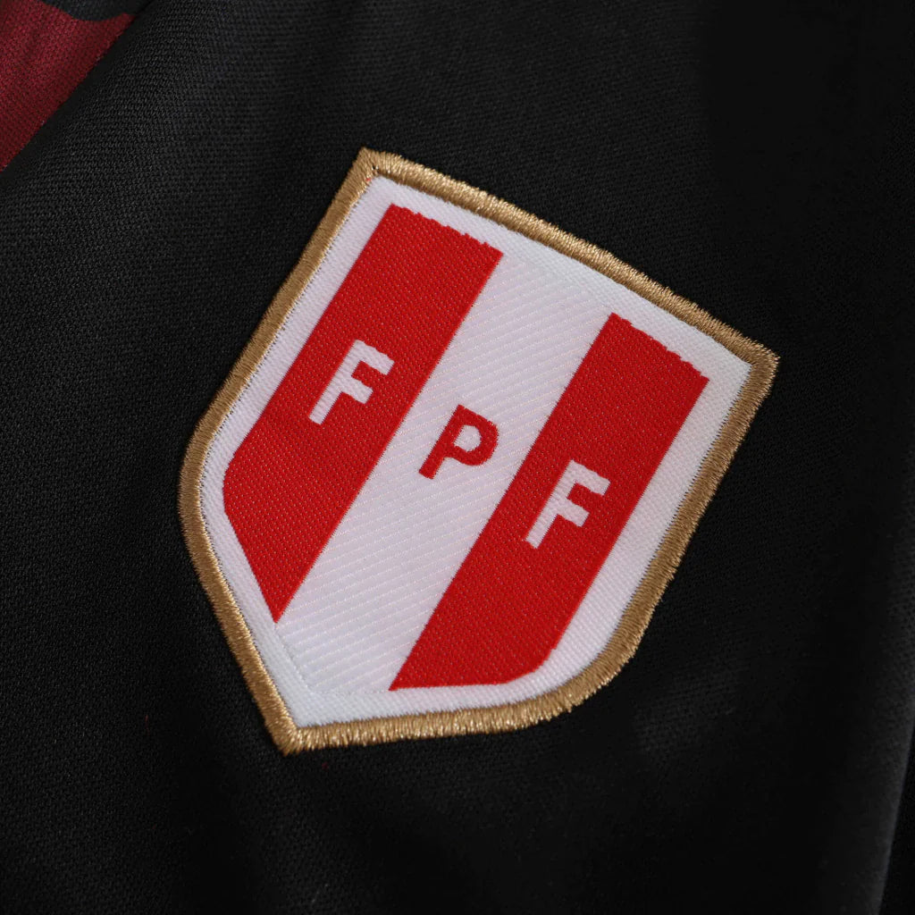 Conjunto infantil Selección Perú alternativa negra COPA DEL MUNDO 2026