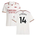 Camiseta alternativo GYÖKERES 14 tercera blanca 2025/26