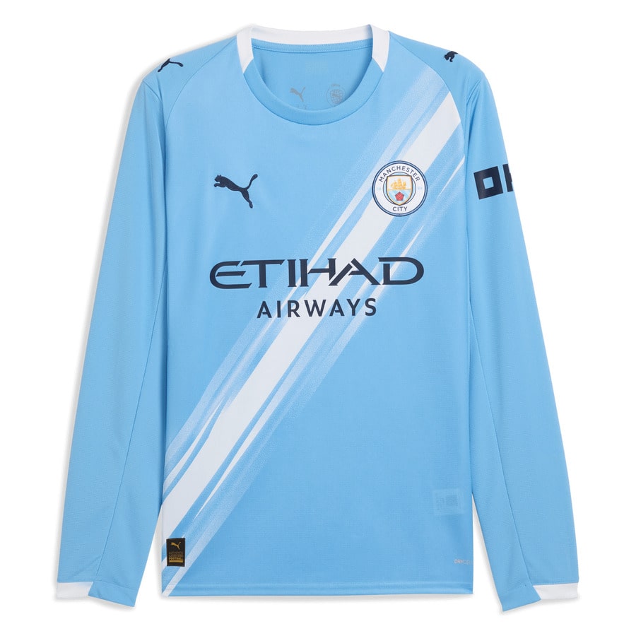 Camiseta Manchester City Local 2025/26 - MANGA LARGA