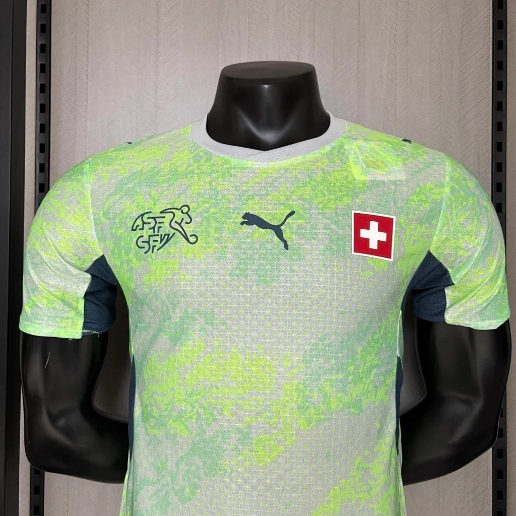 Camiseta Suiza alternativa copa del mundo 2026 verde - PLAYER