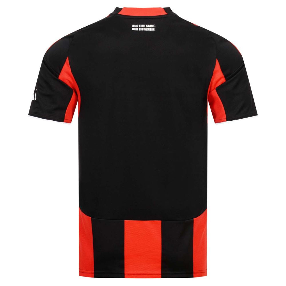 Camiseta Frankfurt principal negra y roja 2025/26