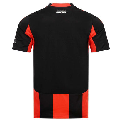 Camiseta Frankfurt principal negra y roja 2025/26