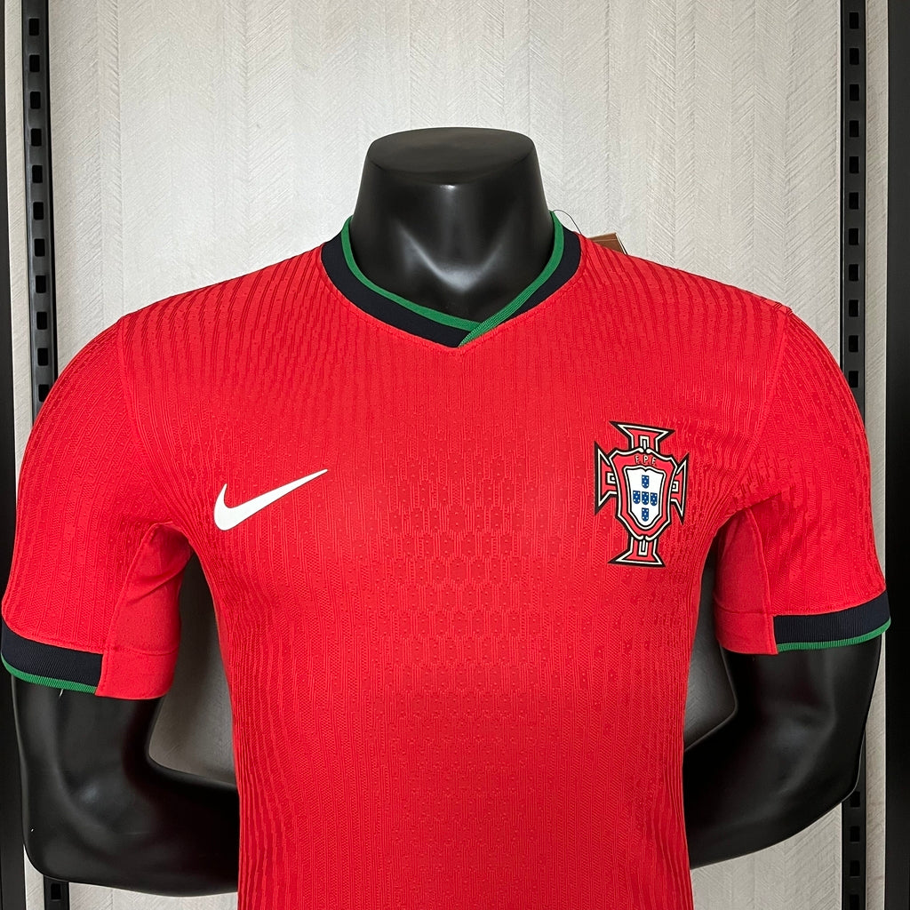 Camiseta Portugal Roja Local Euro 2024 Jugador