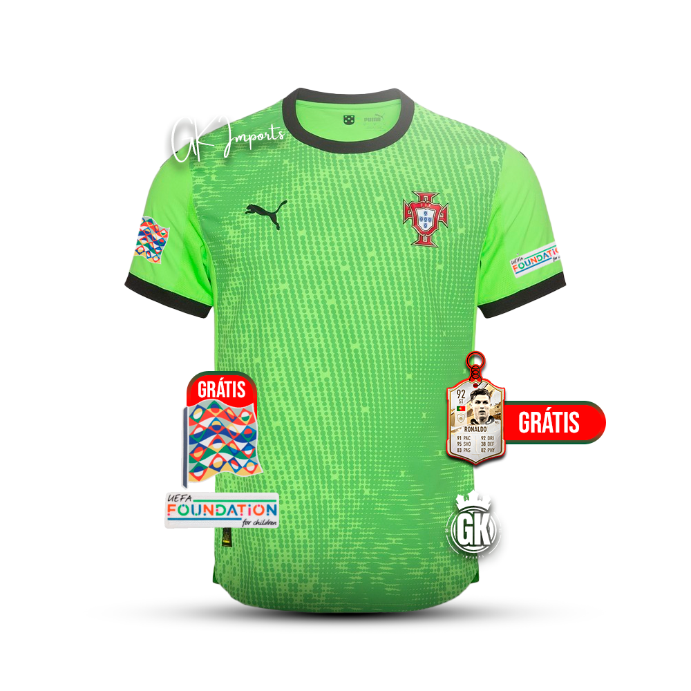 Camiseta Selección Portugal portero verde 2025