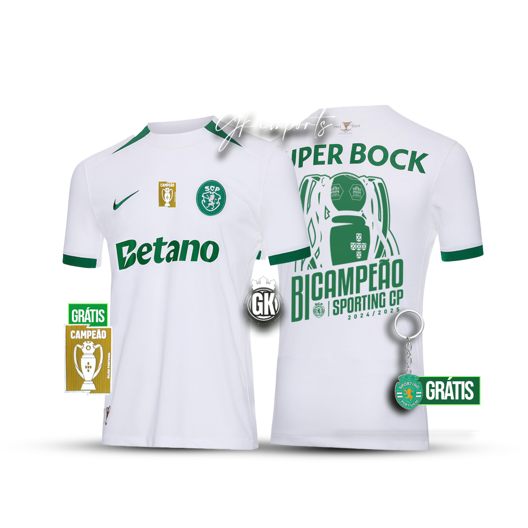 Camiseta BICAMPEÓN taça das taças blanca 2024/25