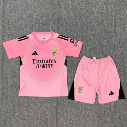 Conjunto infantil portero rosa 2025/26