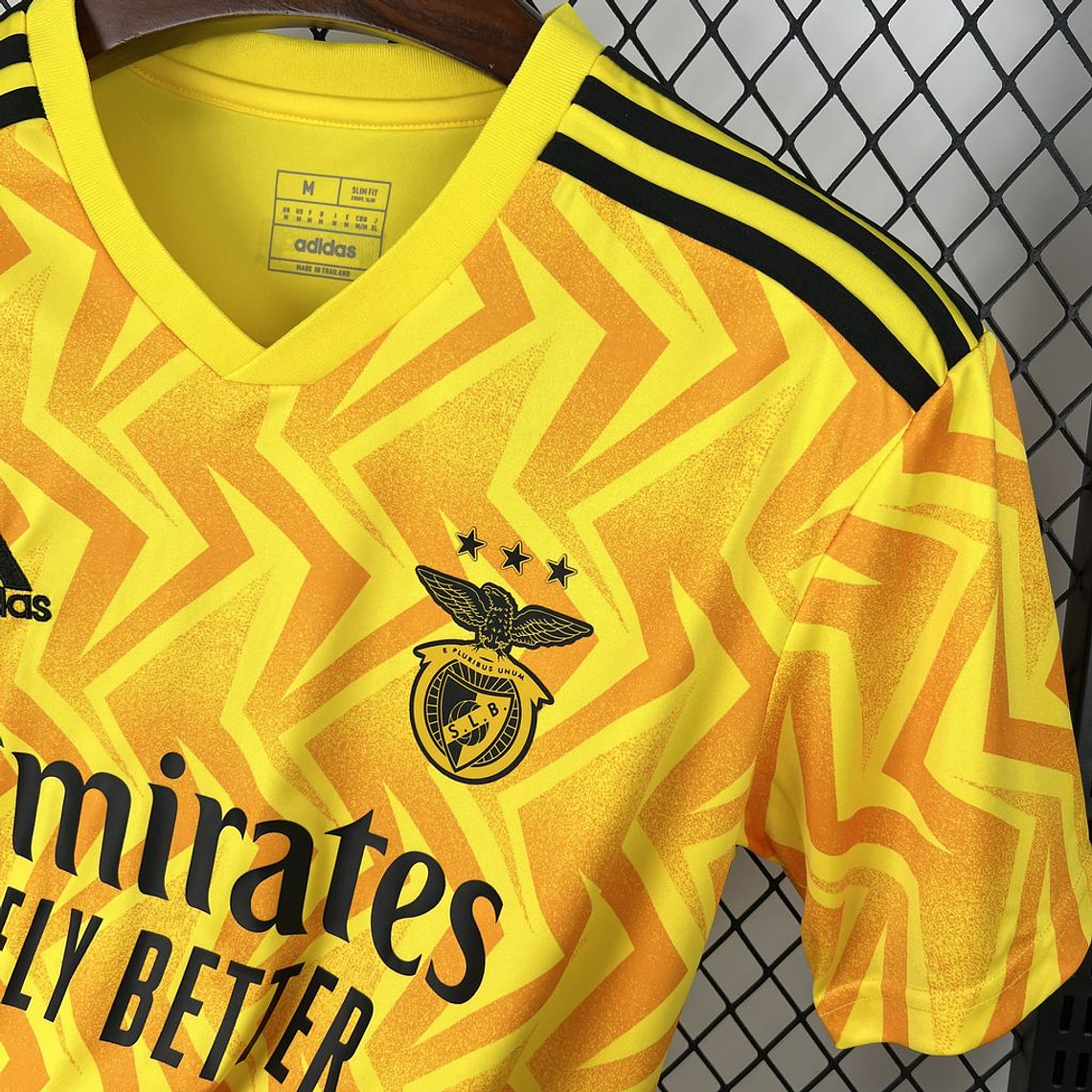 Camiseta S L B retro visitante AMARILLA 2022/23