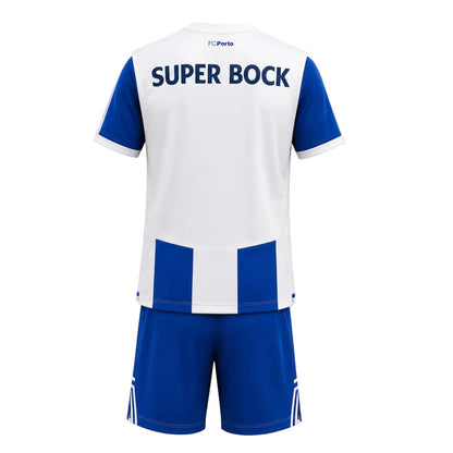Conjunto infantil dragão PRINCIPAL 2026/27 azul y blanca