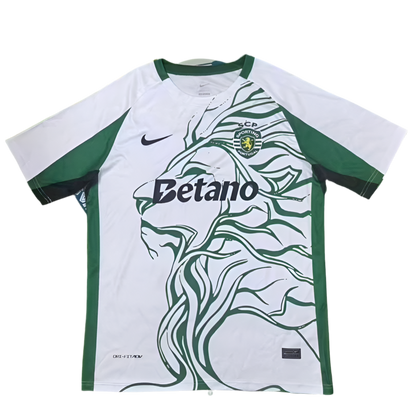 Camiseta leão concept blanca y verde 2025/26