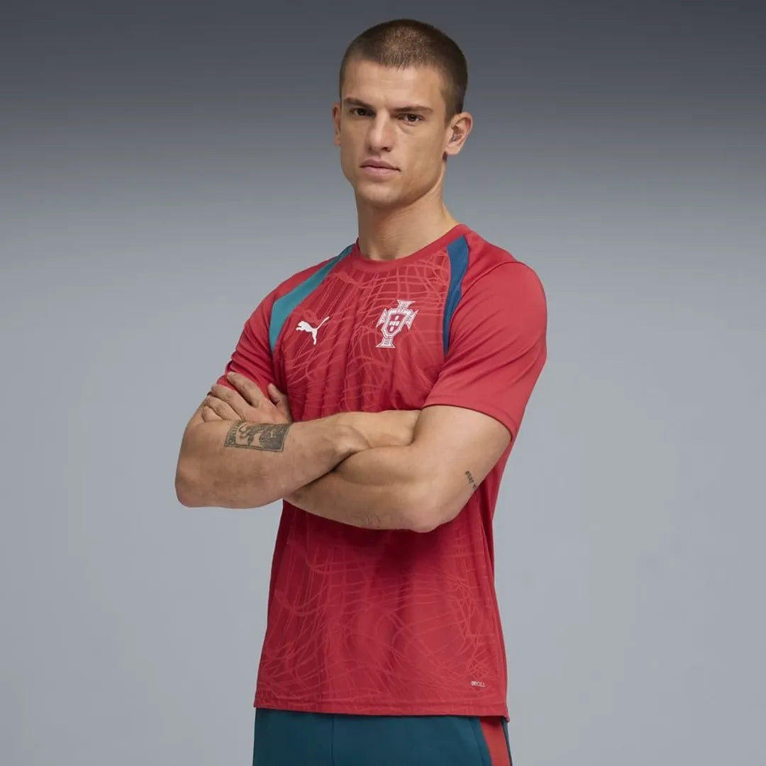 Camiseta Selección de Portugal entrenamiento roja 2026/27 COPA DEL MUNDO